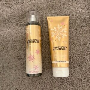 Bath & Body Works Snowflakes & Cashmere Body Care Duo